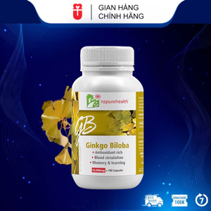 Viên uống bổ não Nzpurehealth Ginkgo Biloba 200mg