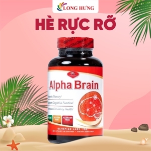 Viên uống bổ não Olympian Labs Alpha Brain Chai 60 viên