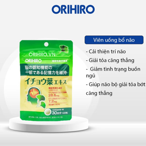 Viên uống bổ não Orihiro Ginkgo Biloba 120 viên