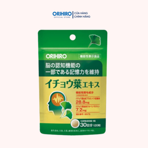 Viên uống bổ não Orihiro Ginkgo Biloba 120 viên