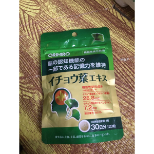 Viên uống bổ não Orihiro Ginkgo Biloba 120 viên