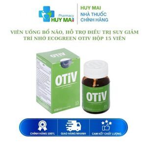 Viên uống bổ não Otiv Ecogreen 30 viên