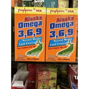 Viên uống bổ não sáng mắt đẹp da Alaska Omega-369