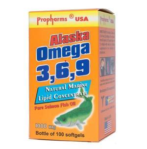 Viên uống bổ não sáng mắt đẹp da Alaska Omega-369