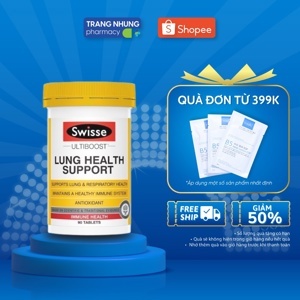 Viên uống bổ phổi & hỗ trợ chức năng phổi  Swisse Lung Health Support