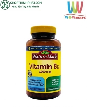 Viên Uống Bổ Sung Nature Made Vitamin B12 1000mg
