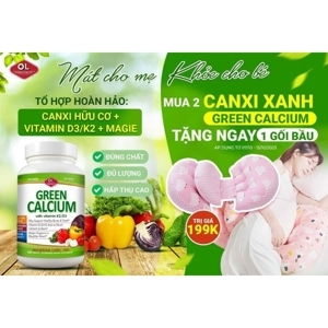 Viên uống bổ sung canxi hữu cơ Olympian Labs Green Calcium