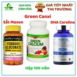 Viên uống bổ sung canxi hữu cơ Olympian Labs Green Calcium