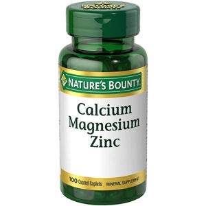 Viên uống bổ sung canxi Nature's Bounty Calcium Magnesium Zinc 100 viên