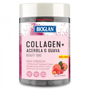 Viên uống bổ sung collagen Bioglan Collagen + Acerola & Guava 90 viên