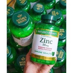 Viên uống bổ sung kẽm Nature’s Bounty Zinc 50mg 400 viên