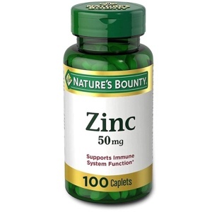 Viên uống bổ sung kẽm Nature’s Bounty Zinc 50mg 100 viên