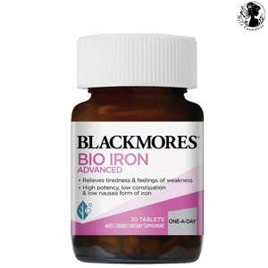 Viên uống bổ sung sắt Blackmores Bio Iron Advanced 30 viên