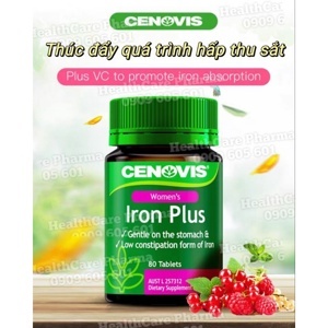 Viên uống bổ sung sắt Cenovis Iron Plus 80 viên