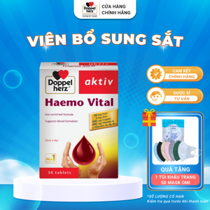 Viên uống bổ sung sắt Doppelherz Haemo Vital