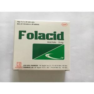 Viên uống bổ sung sắt Folacid