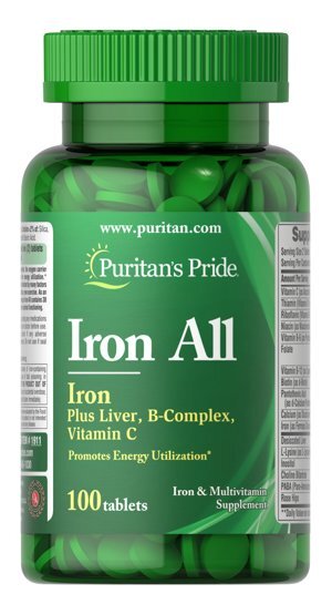 Viên uống bổ sung sắt Puritan's Pride Iron 100 viên