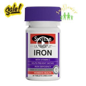 Viên uống bổ sung sắt Swisse Ultiboost Iron 30 viên