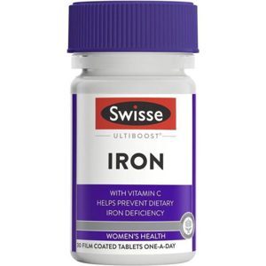 Viên uống bổ sung sắt Swisse Ultiboost Iron 30 viên