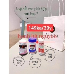 Viên uống bổ sung sắt Swisse Ultiboost Iron 30 viên