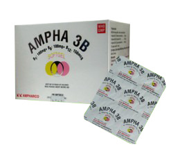 Viên uống bổ sung vitamin B Ampha 3B