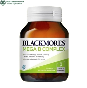 Viên uống bổ sung vitamin B Blackmores Mega B Complex 31 viên