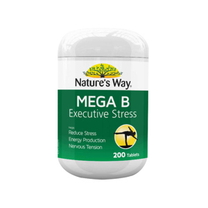 Viên uống bổ sung vitamin B Nature’s Way Mega B 200 viên