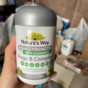 Viên uống bổ sung vitamin B Nature’s Way Mega B 200 viên