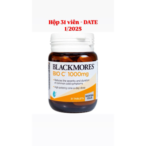 Viên uống bổ sung vitamin C Blackmores Bio C 1000mg 31 viên