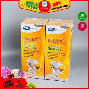 Viên uống bổ sung vitamin C hàng ngày Nat C yummy gummyz