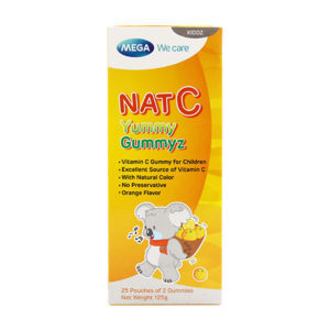 Viên uống bổ sung vitamin C hàng ngày Nat C yummy gummyz