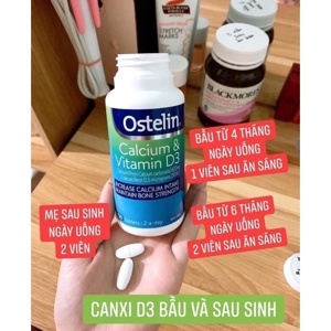 Viên uống bổ sung Vitamin D & Calcium Ostelin 130 viên