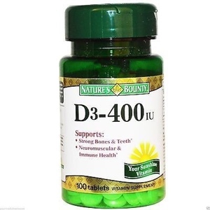Viên uống bổ sung Vitamin D3-5000IU Nature’s Bounty 400 viên