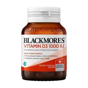 Viên uống bổ sung vitamin D3 Blackmores Vitamin D3 1000IU 60 viên