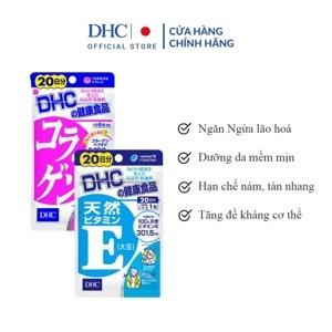 Viên uống bổ sung vitamin E DHC 20 viên