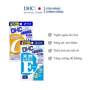 Viên uống bổ sung vitamin E DHC 20 viên