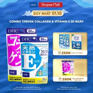 Viên uống bổ sung vitamin E DHC 20 viên