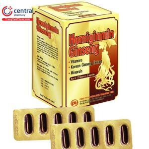 Viên uống bổ sung Vitamin, khoáng chất, cao nhân sâm Homiginmin Ginseng 60 viên