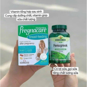 Viên uống bổ sung vitamin và khoáng chất Vitabiotics Pregnacare Breast-Feeding cho bà mẹ sau sinh