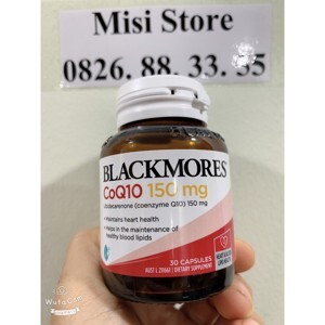 Viên uống bổ tim mạch Blackmores CoQ10 150mg 30 viên