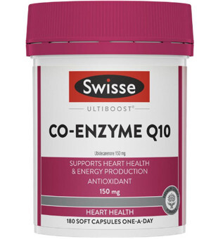 Viên uống bổ tim Swisse Ultiboost Co-Enzyme Q10 150mg 180 viên