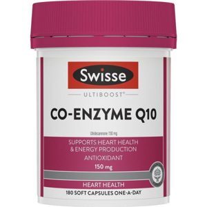 Viên uống bổ tim Swisse Ultiboost Co-Enzyme Q10 150mg 180 viên