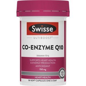 Viên uống bổ tim Swisse Ultiboost Co-Enzyme Q10 150mg 50 viên