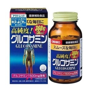 Viên uống bổ xương khớp Glucosamine Orihiro 360 Viên
