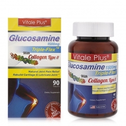 Viên uống bổ xương khớp Vitale Plus Glucosamine Triple Flex Collagen Type II 90 viên