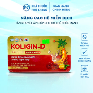 Viên uống bồi bổ sức khỏe Koligin -D 870mg