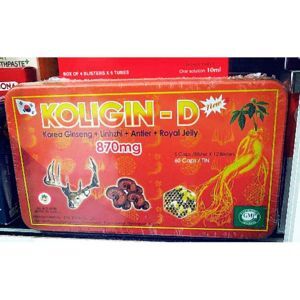 Viên uống bồi bổ sức khỏe Koligin -D 870mg