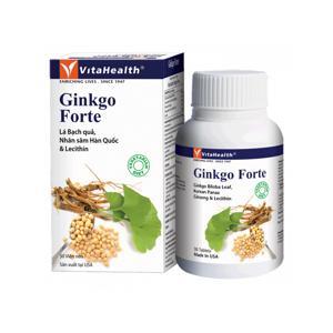 Viên uống cải thiện não và thần kinh Vitahealth Ginkgo Forte Tab