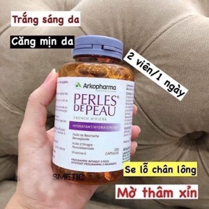 Viên uống cấp ẩm đẹp da Perles de Peau - 200 viên