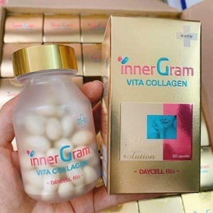 Viên uống cấp nước trắng da Inner Gram Vita Collagen 60 viên
